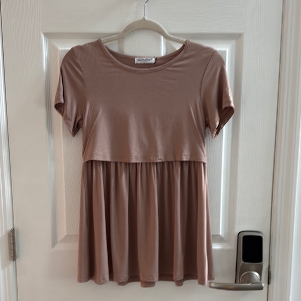 Elegant Mauve Women's nursing top